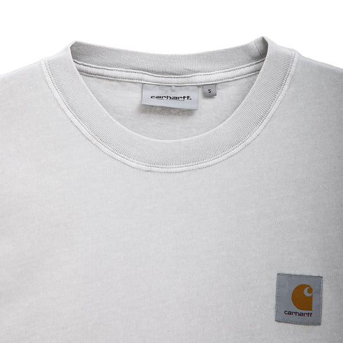 Carhartt WIP S/S Nelson T-Shirt Sonic SIlver Garment Dyed I029949.1YE.GD.03 Degli Uberti